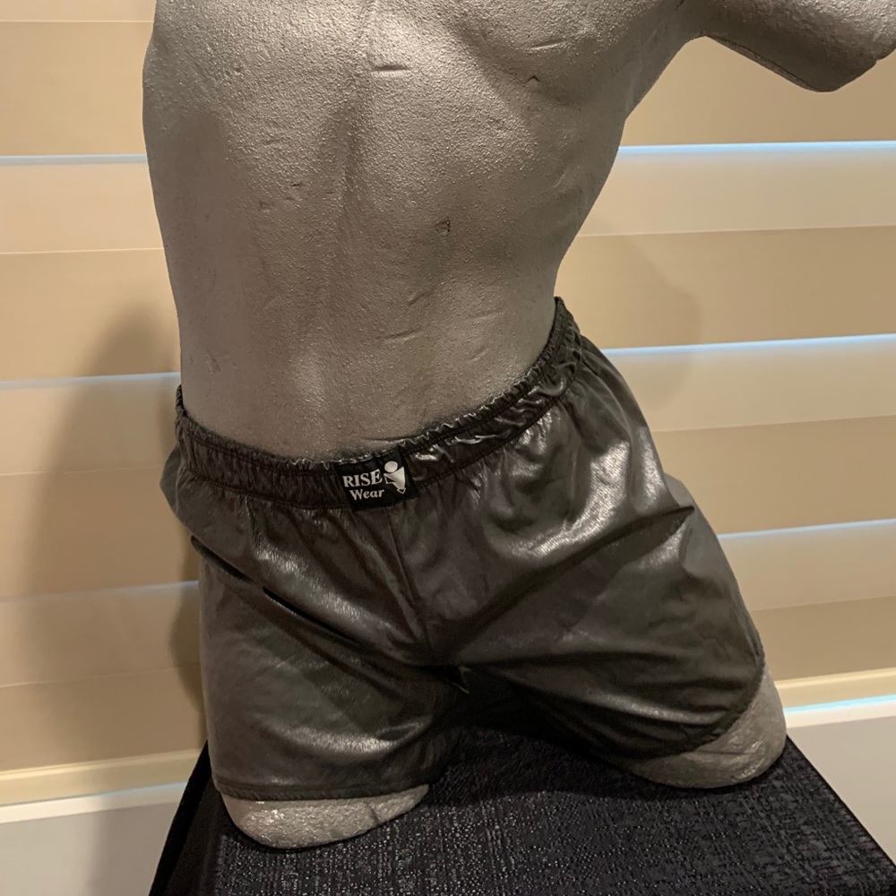 Dance Short  X083- Steel Gray Crinkle*